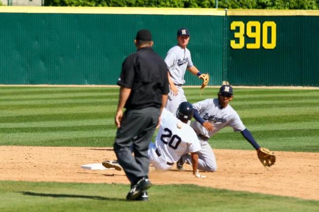 File Photo: Johnny Martinez (20) went 2-for-4 with a run scored in the team's 3-1 loss to El Camino