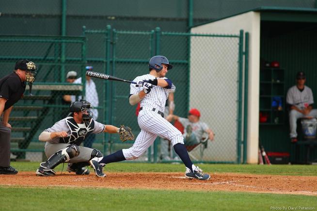 File Photo: Brett Thompson had three hits for the Falcons in their loss to Santa Ana