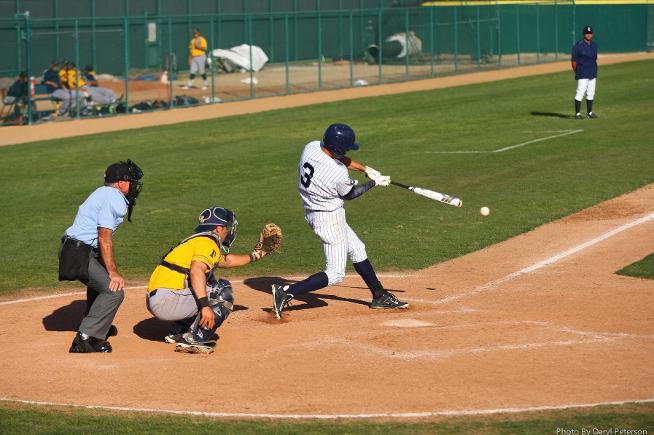 File Photo: Mike Heenan tripled in a pair and scored in a 3-run eighth inning