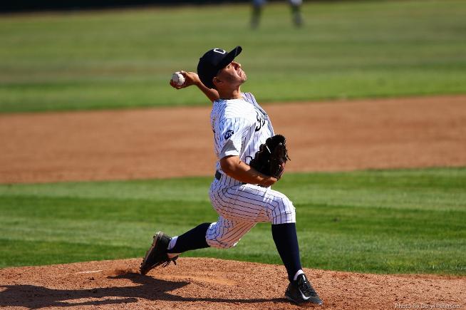 Jacob Carter tossed five innings of relief to earn the win