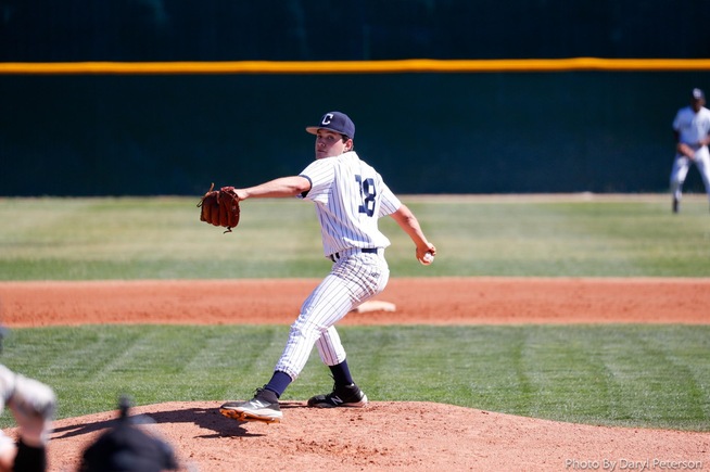 File Photo: Steven Salazar tossed four innings in relief to earn the save 