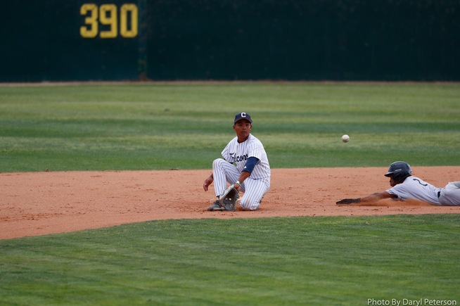 File Photo: Delvan Gomez delivered a two-run triple in the Falcons win