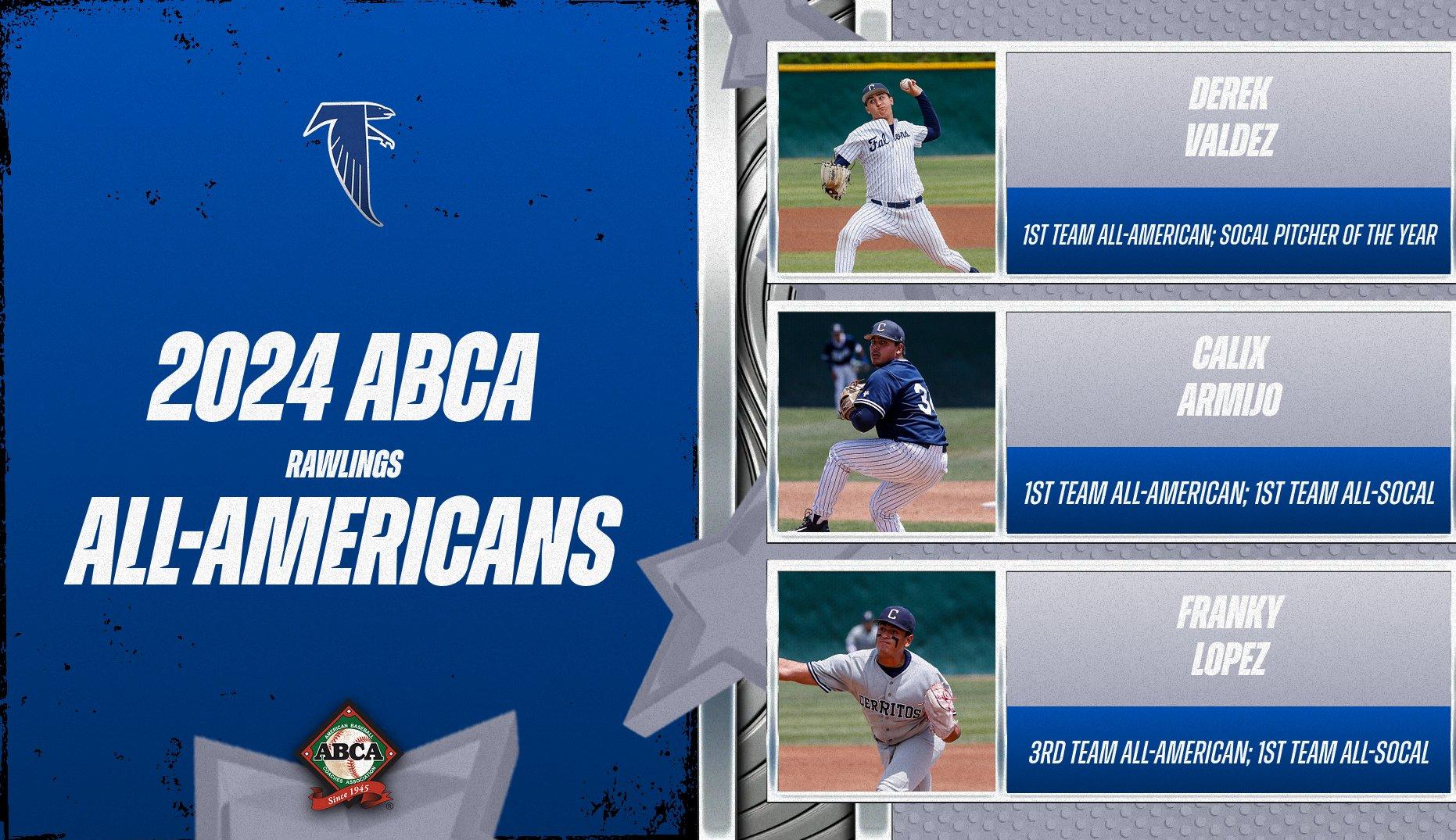 A trio of Falcons earned All-America honors