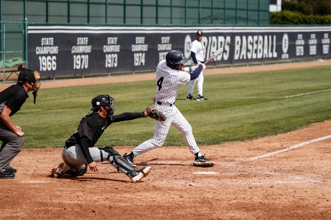 Mateo Heredia laced a two-run single for the Falcons in the eighth inning