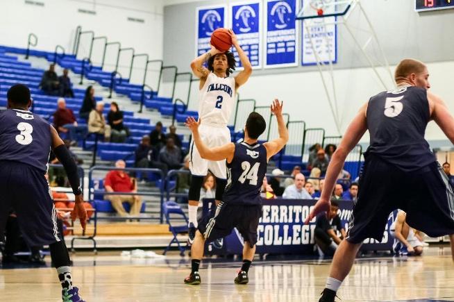 Jordan Reise led the Falcons with 11 points in the team's win over El Camino