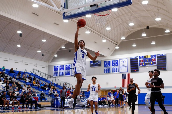 Joshua Belvin scores two of his team-high 16 points