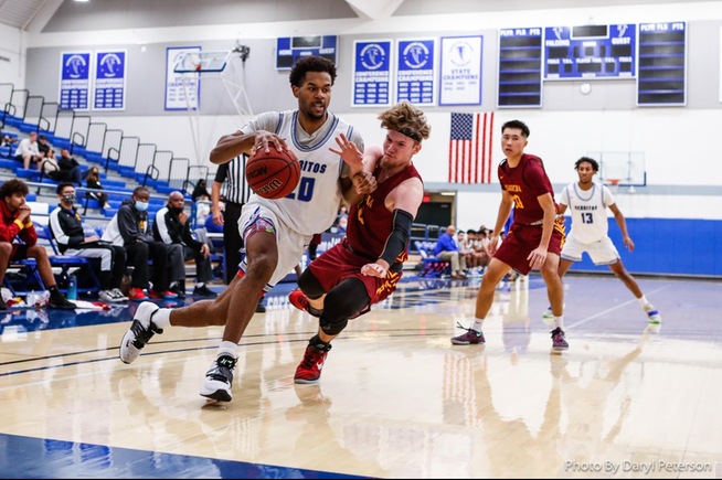 File Photo: Dorian Harris (20) scored 26 points for the Falcons