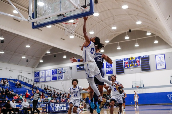 Gorden Boykins goes up for two of his 18 points in the Falcons win