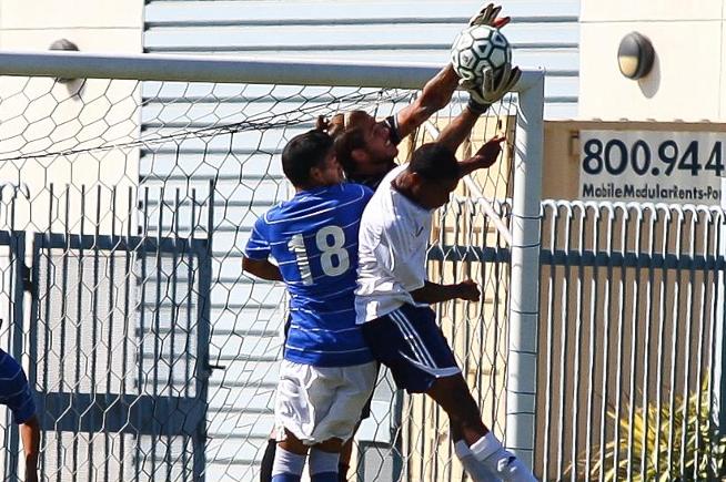 Christian Hernandez (18) and Thomas Yeandle combined to post a 3-0 shutout over El Camino