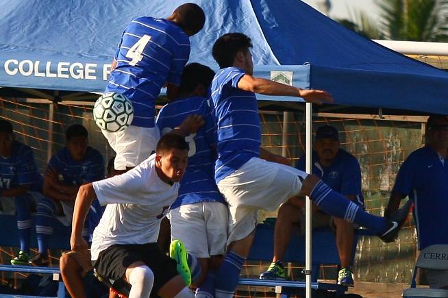Cerritos defense held Pasadena City at bay in their 1-0 win