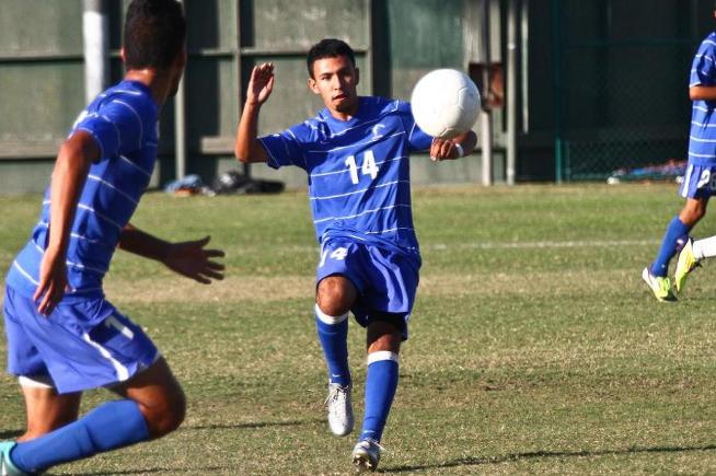 File Photo: Jose Espinoza scored the lone goal for the Falcons in their 1-0 win over Rio Hondo