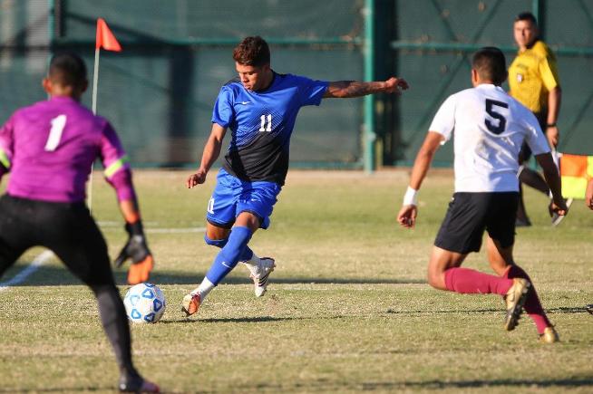Mark Cruz scored the second goal for the Falcons in a 2-0 win