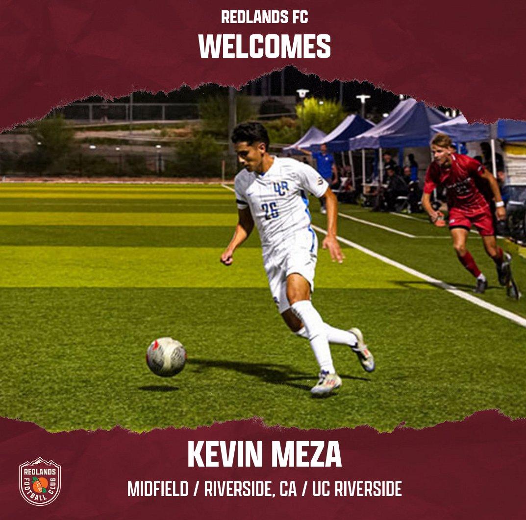 Kevin Meza signed with Redlands FC of the United Soccer League 2