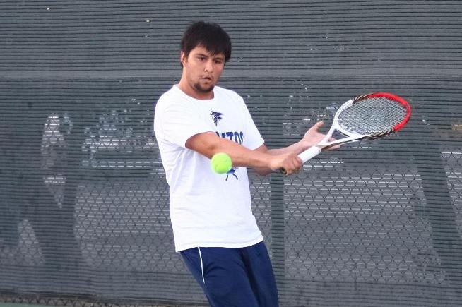 File Photo: Mark Herrera teamed with Milos Zoris for a doubles win over El Camino