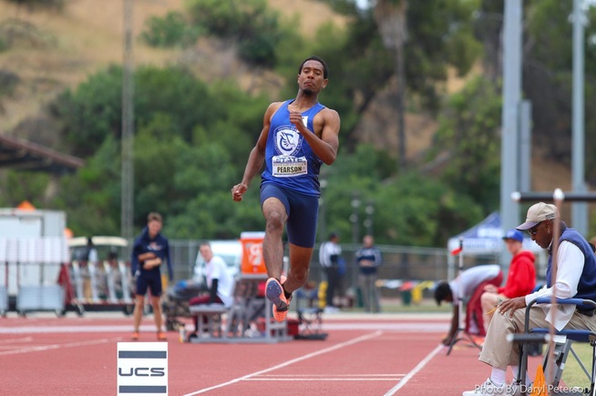 Bryce Pearson sits in fourth place after the first day of the decathlon