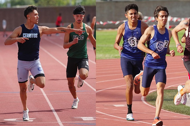 Cerritos men's track and field team came in second place at the SCC Championships