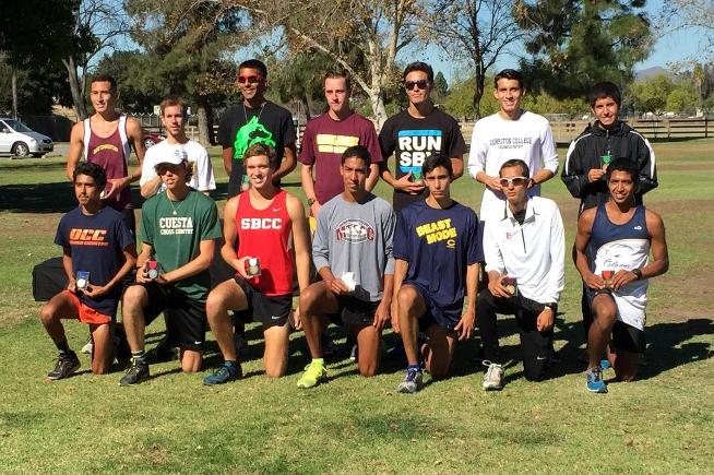 Anthony Lozano (top row, sixth from left) and Francisco Ortiz (bottom row, far right) led the way for the Falcons