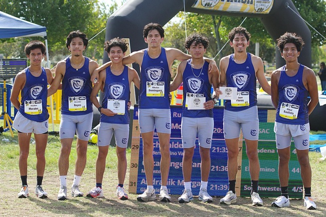 Top eight Cerritos runners placed second at the Manny Bautista XC Invitational