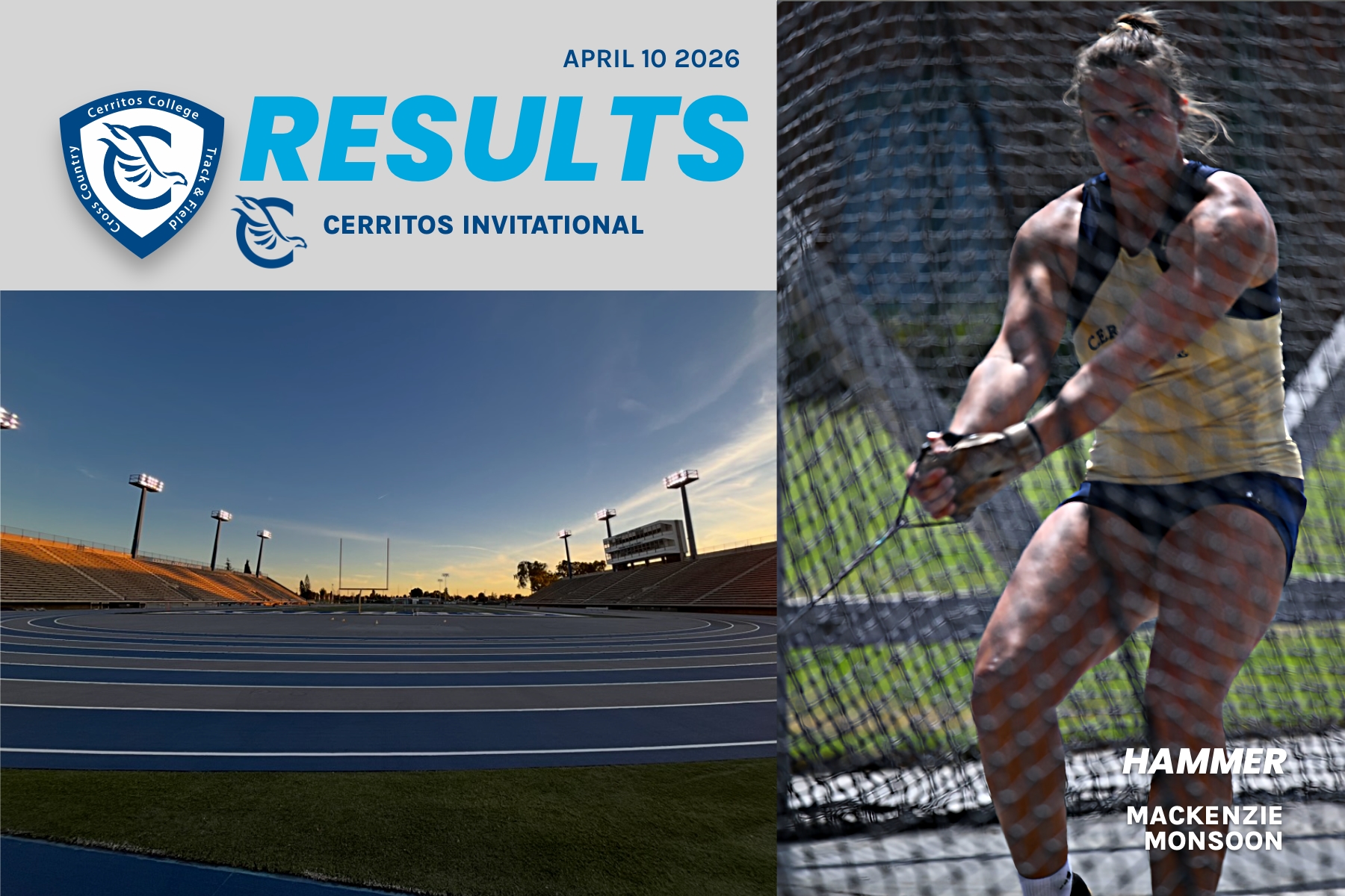 Monson Headlines Record-Setting Day at Cerritos Invitational