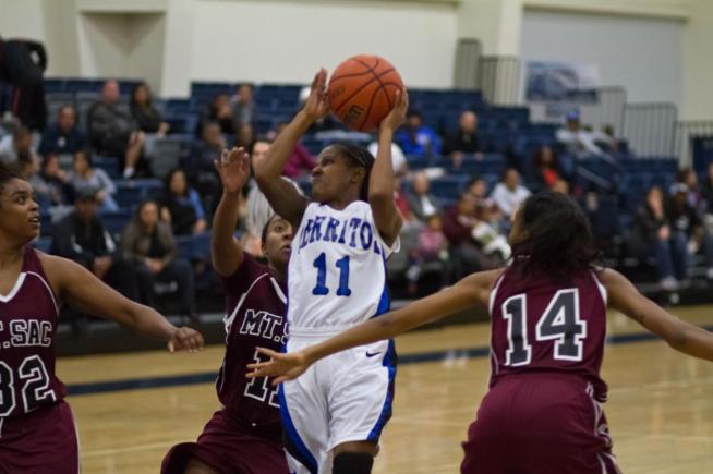 Tache' King came off the bench to score seven points and add four rebounds in a 67-60 loss to Mt. San Antonio.