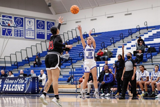 Cynthia Almanzar made 3 three-pointers to help the Falcons defeat Chaffey
