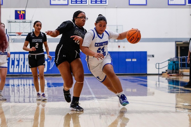 Francine Carrillo had 12 points, 12 rebounds, six steals and four assists against Compton