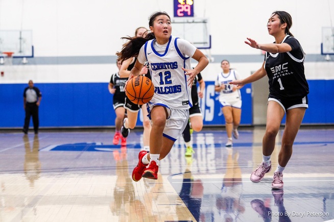 Lauryn Nakamura had seven points and eight rebounds for the Falcons
