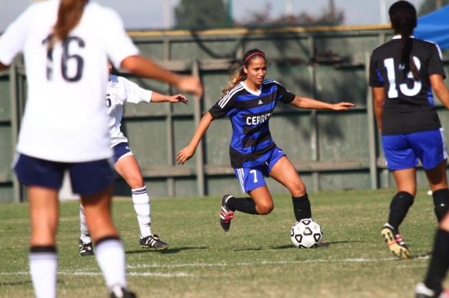 File Photo: Lauren Nanez (7) leads the Falcons into the playoffs with 15 goals.