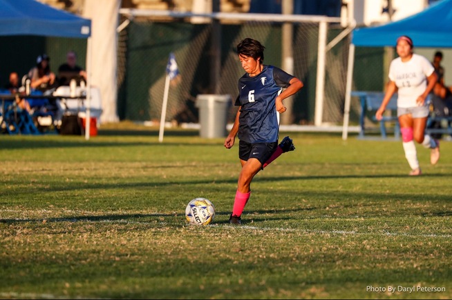 Samantha Vazquez scored her first goal of the season against LA Harbor