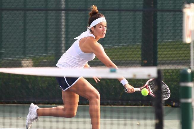 File Photo: Stef Flores recorded a 6-0, 6-4 win in the Falcons team victory over Rio Hondo