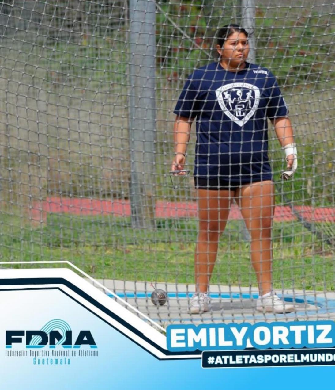 Falcon Emily Ortiz has been selected to the Guatemalan National Track & Field team