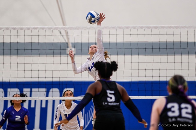 File Photo: Sydney May and the Falcons opened conference play with a sweep over Rio Hondo