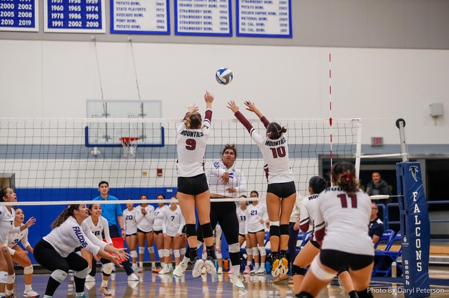 Monserrat Rodriguez (12) led the Falcons with 15 kills over Mt. San Antonio
