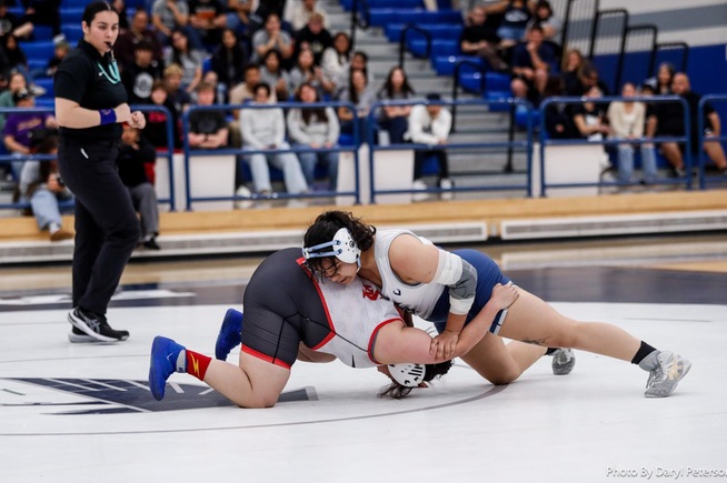 Isabella Pacheco and the Falcons defeated Santa Ana, 43-3