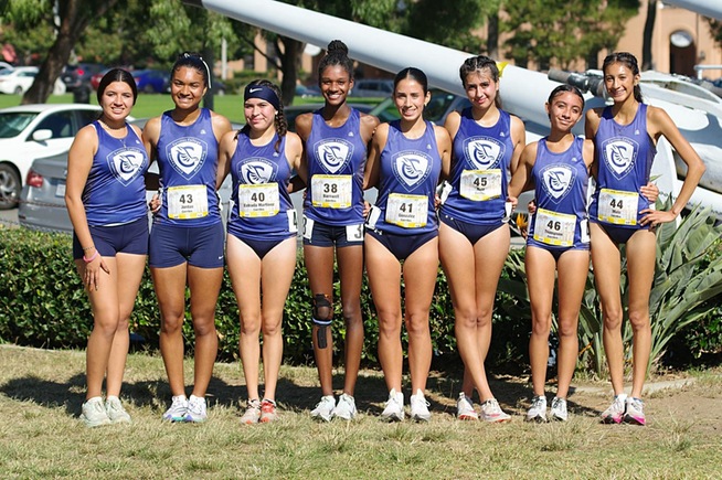 Falcons women's cross country took seventh place at the SoCal Championships